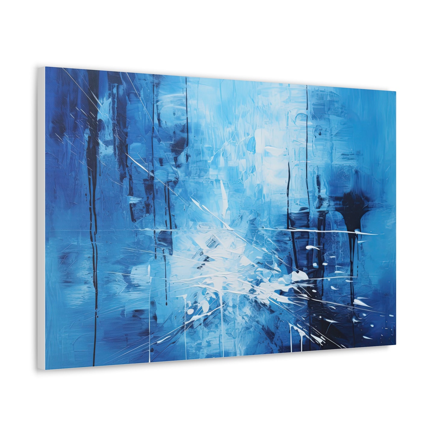 Blue Abstract Wall Print