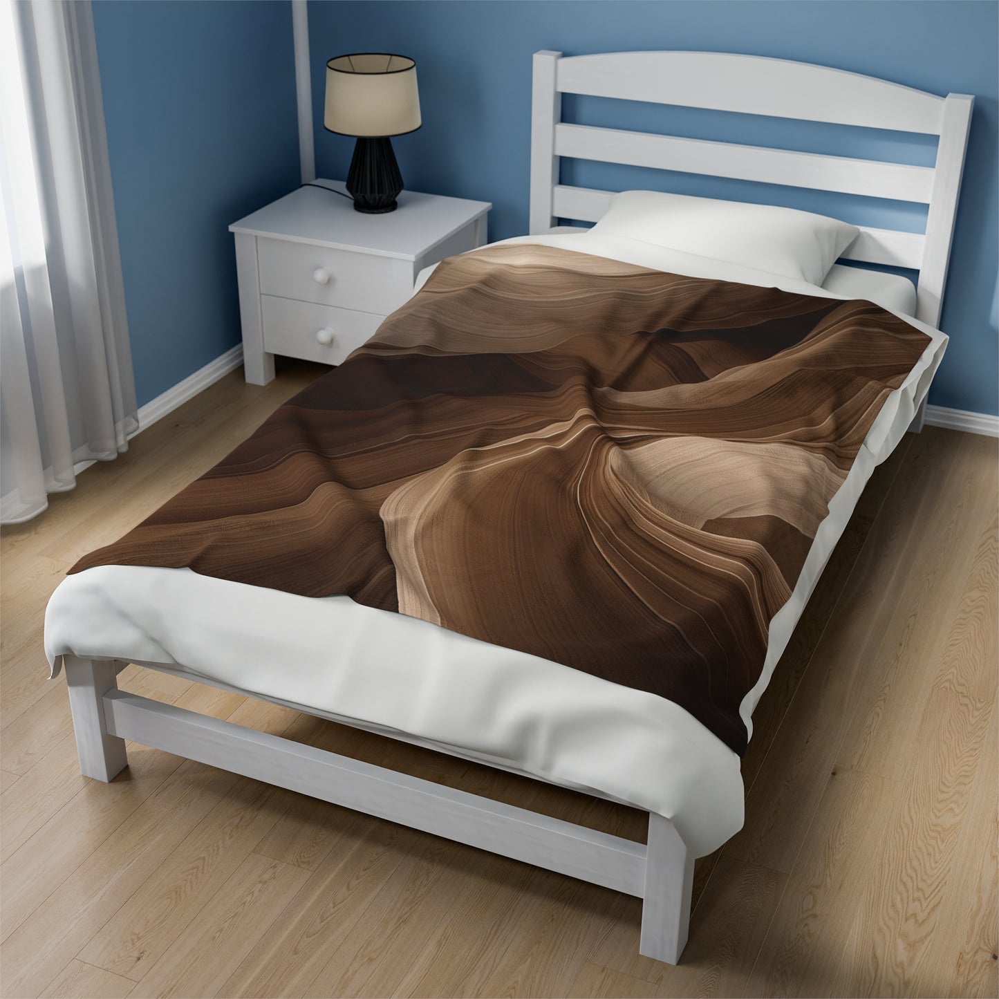 Sandy Mirage Velveteen Plush Blanket