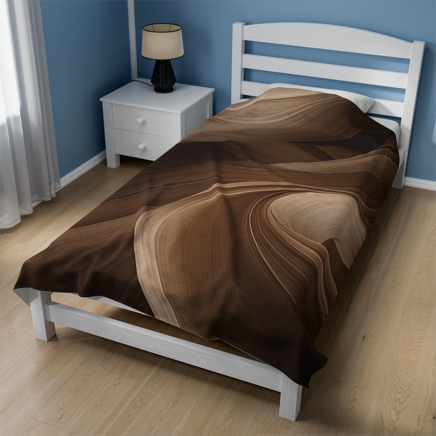 Sandy Mirage Velveteen Plush Blanket