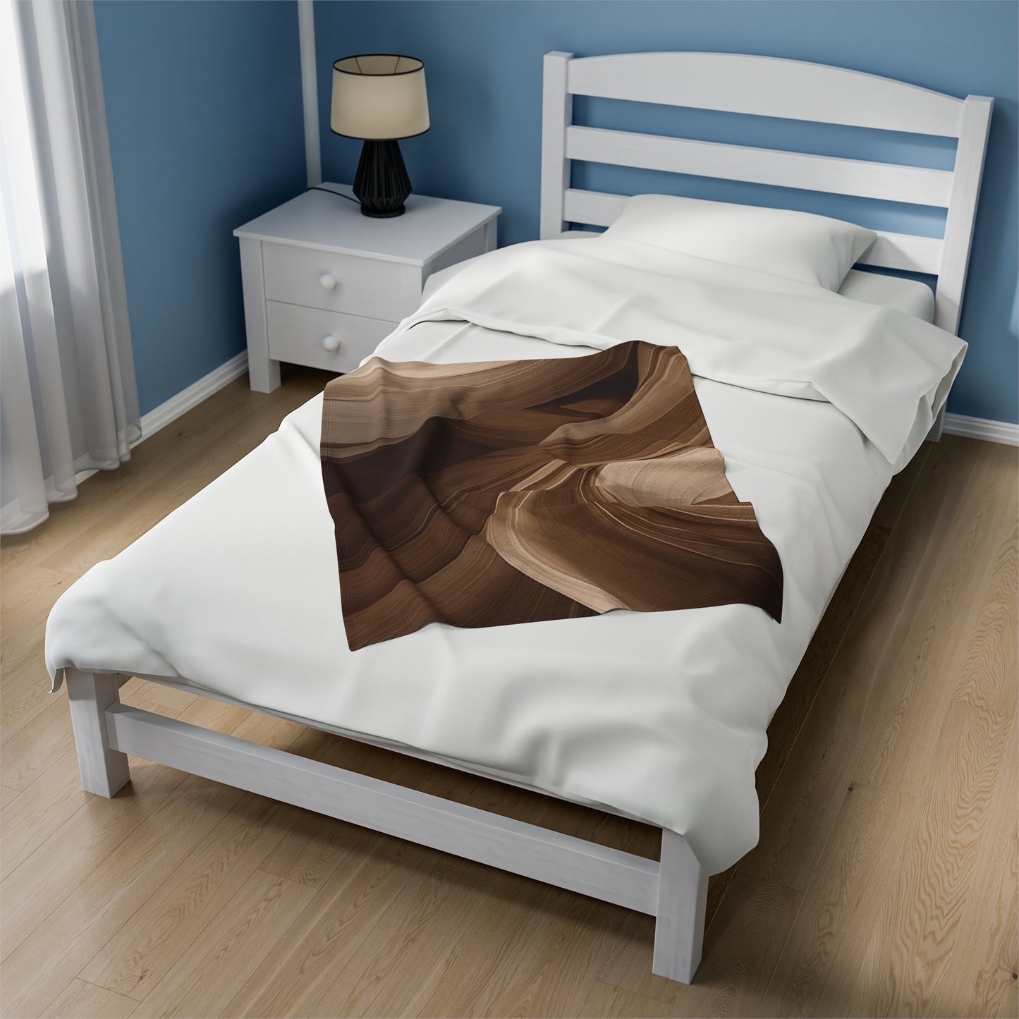 Sandy Mirage Velveteen Plush Blanket