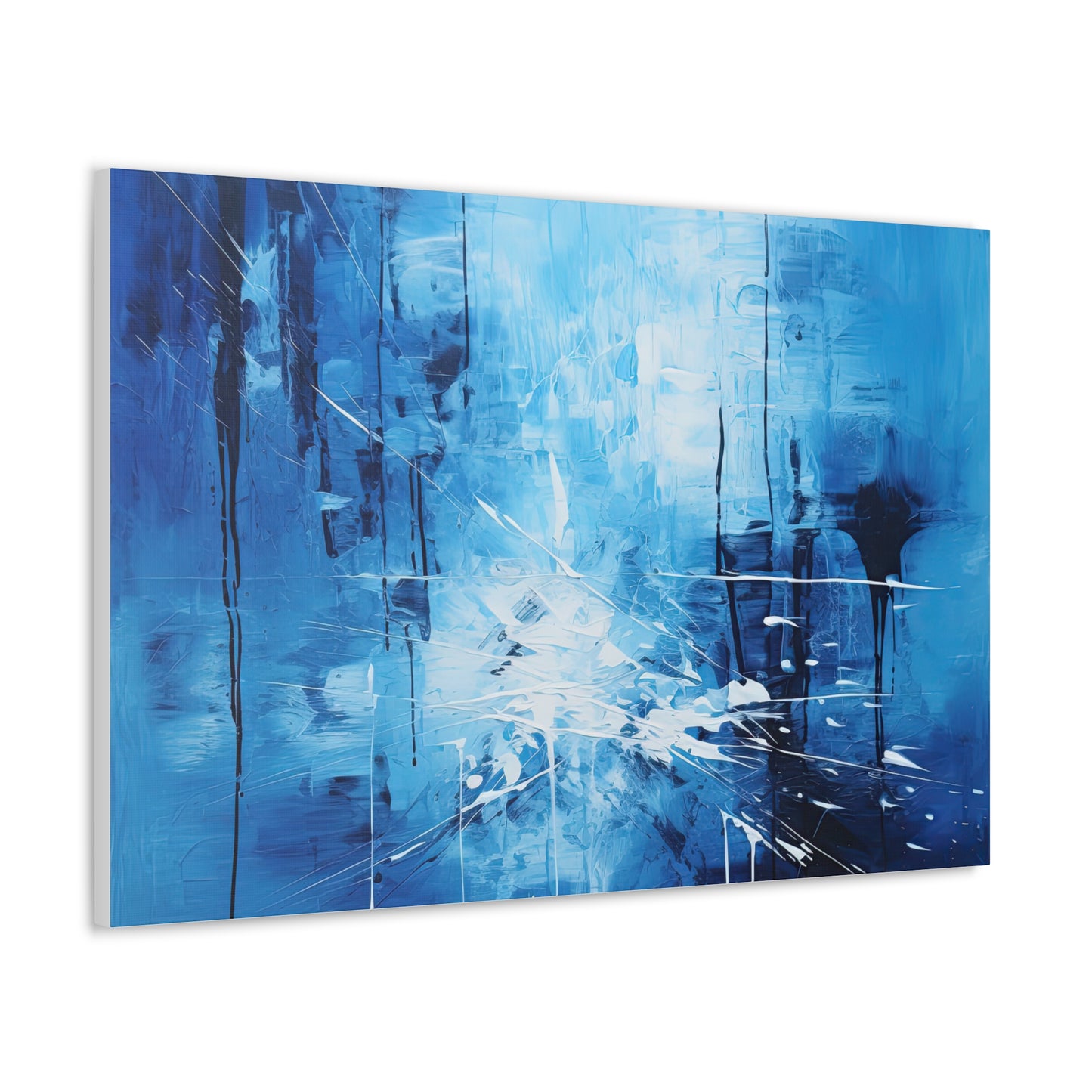 Blue Abstract Wall Print