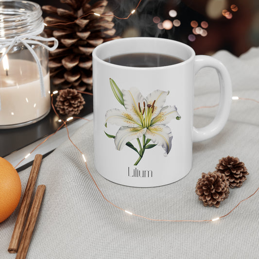 Lily Ceramic Mug 11oz