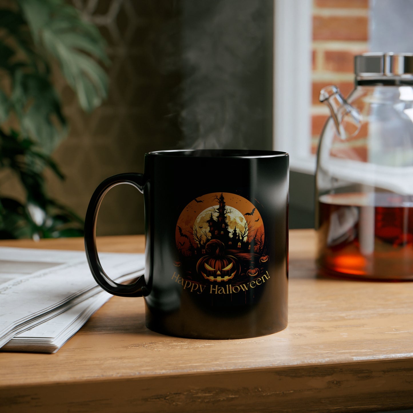 Happy Halloween Mug 11oz Black Mug