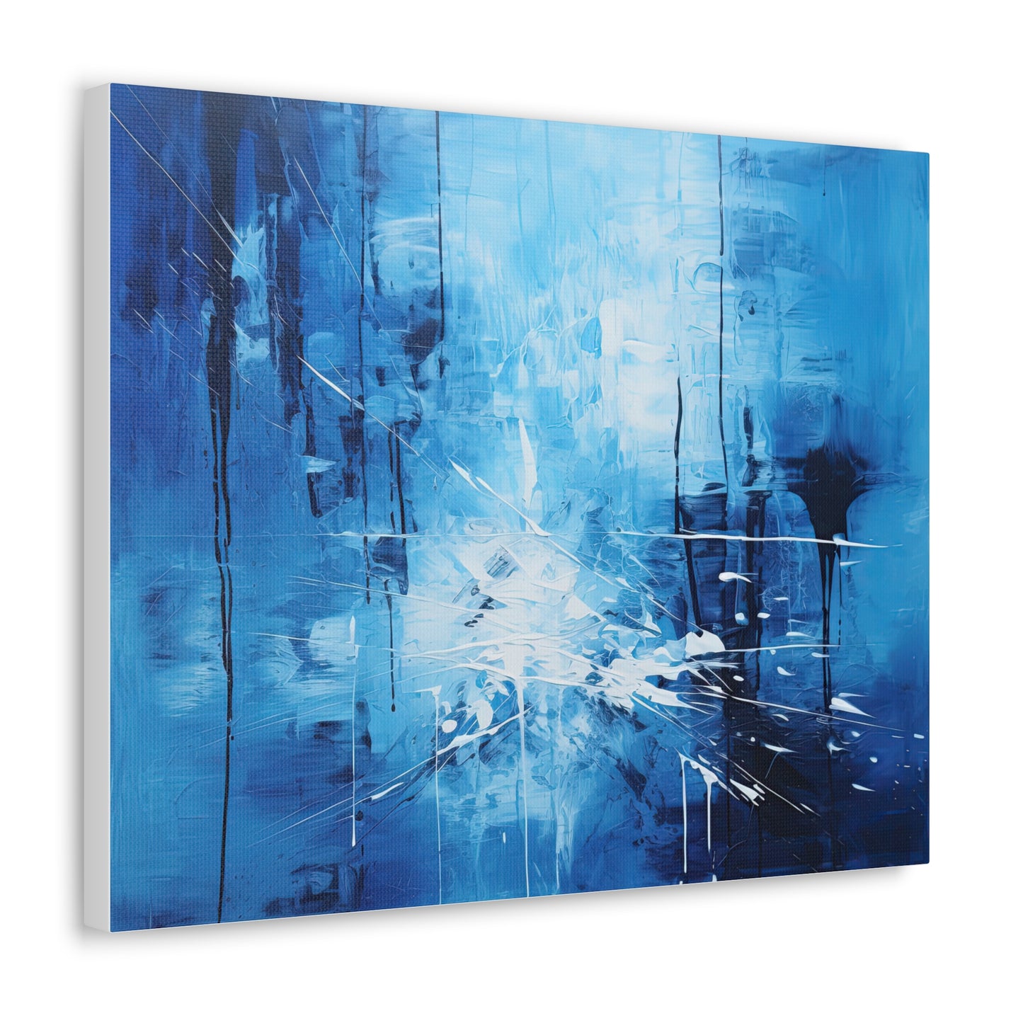 Blue Abstract Wall Print