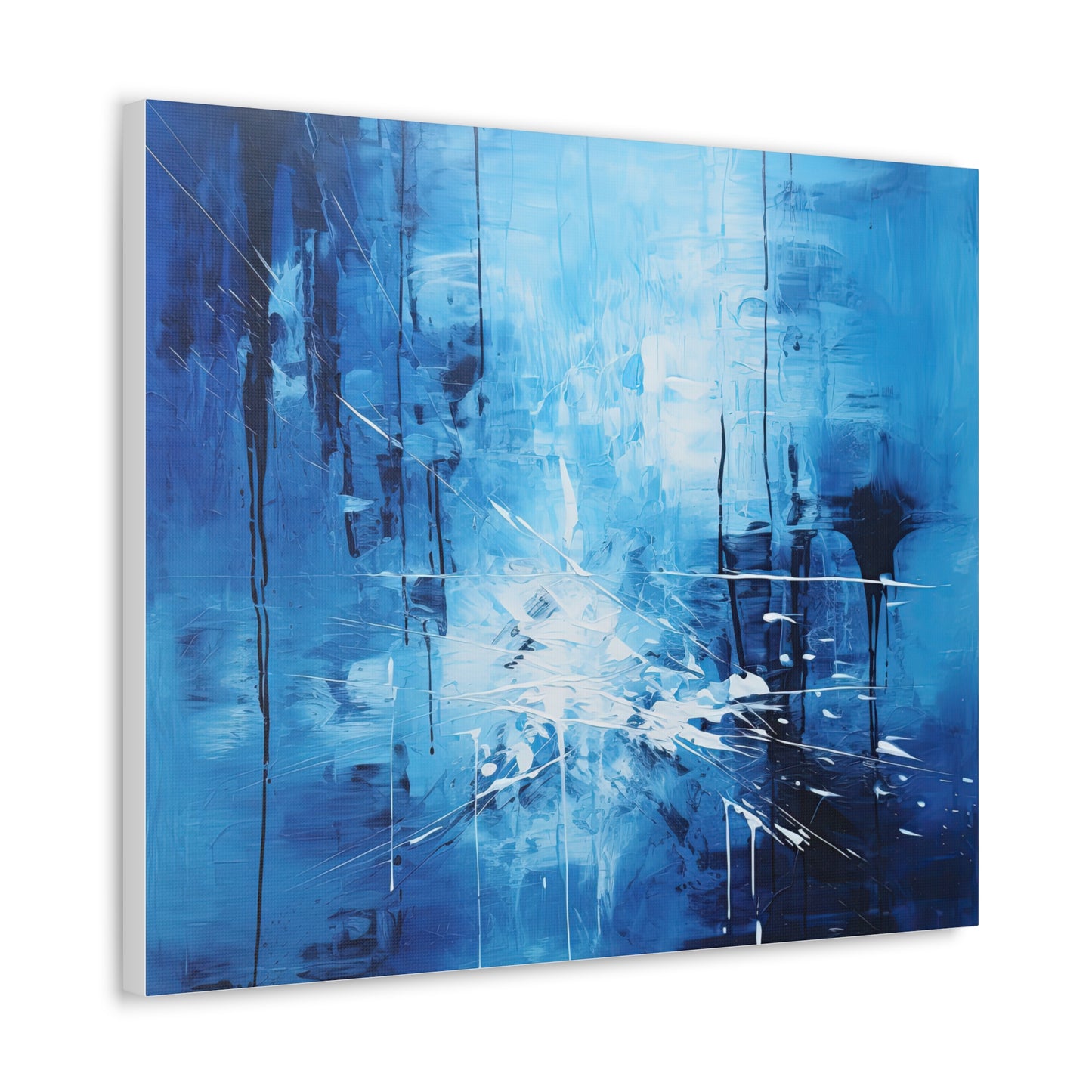 Blue Abstract Wall Print