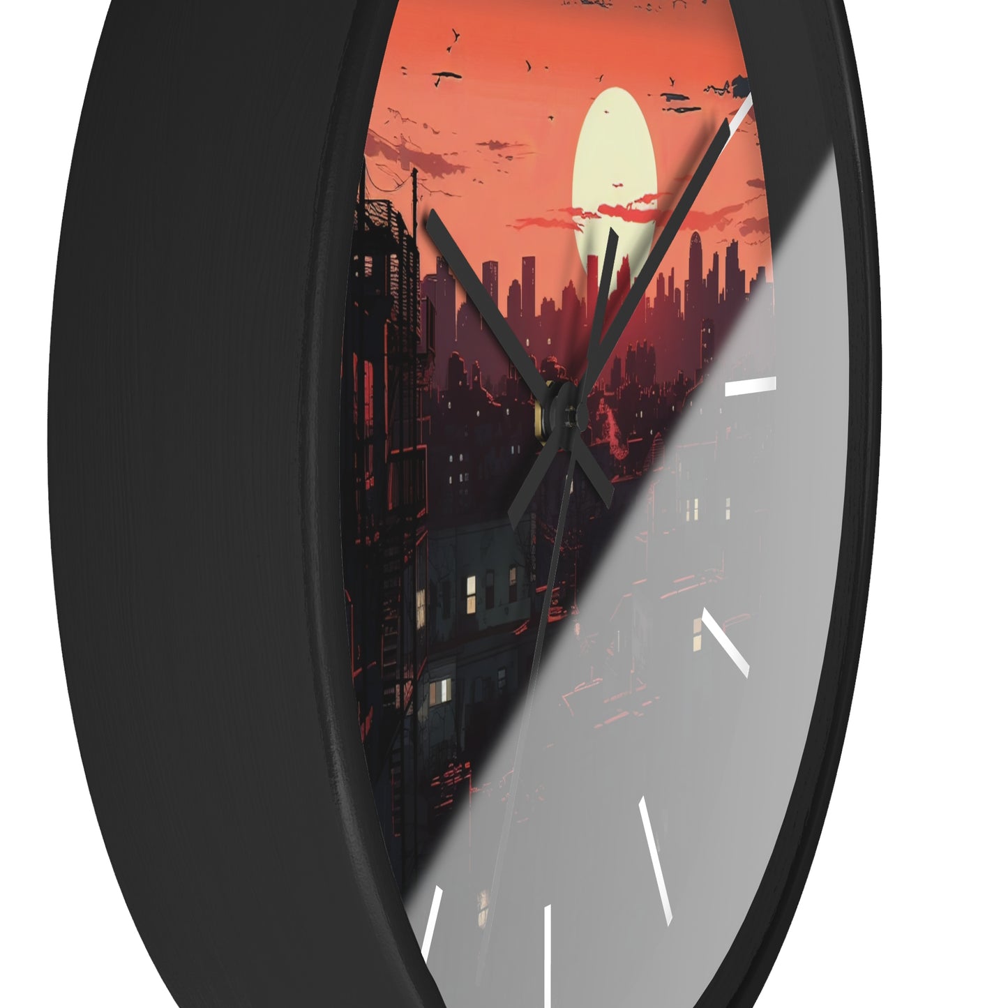 Cityscape Wall Clock - Design 3