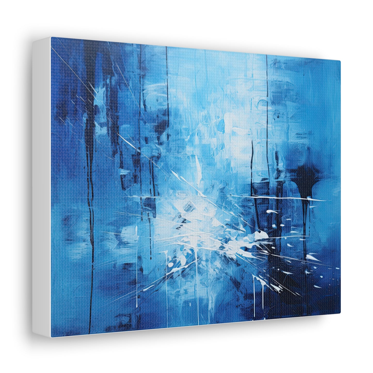 Blue Abstract Wall Print