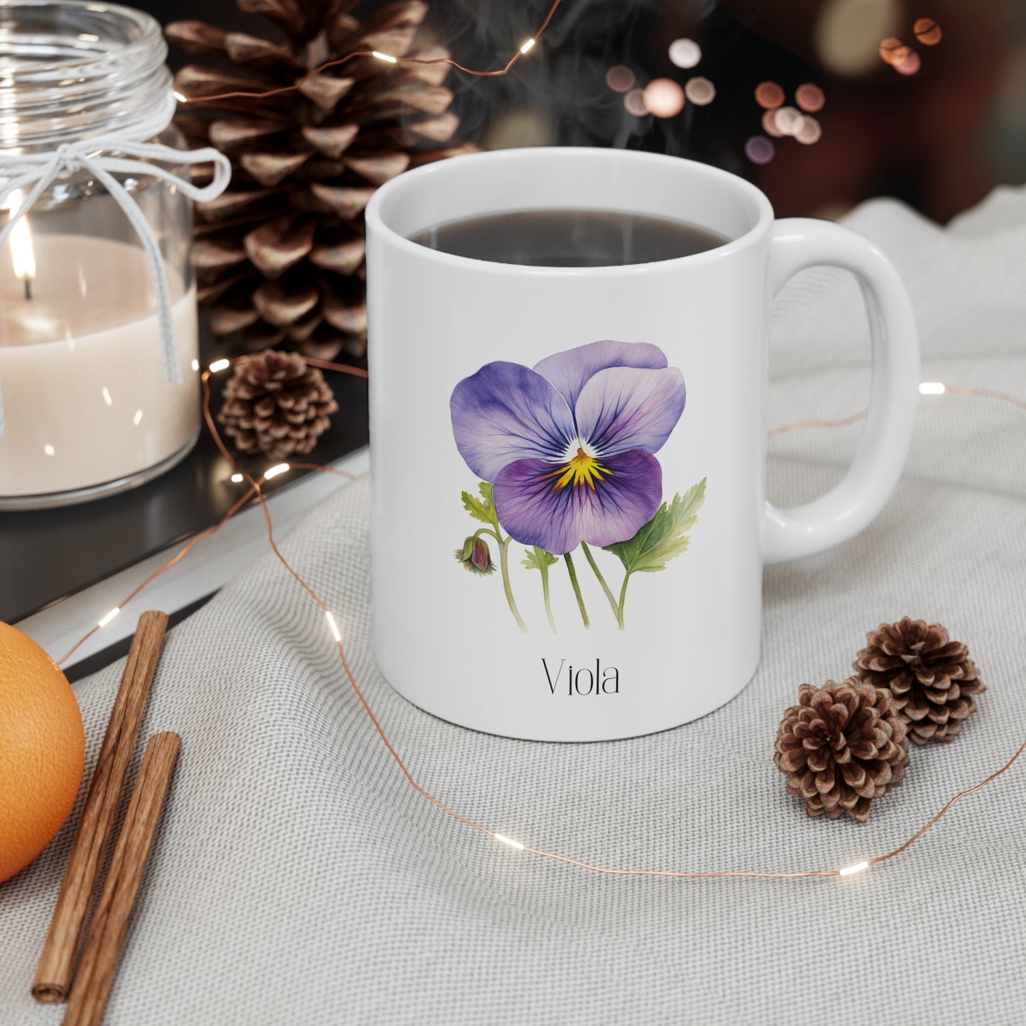 Violet Ceramic Mug 11oz