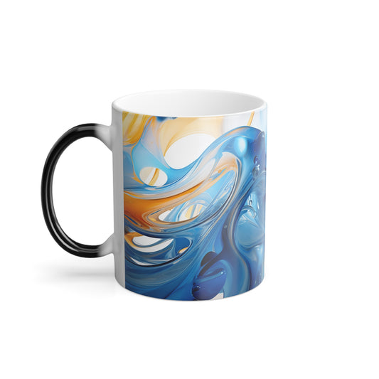 "Azure Swirl" Magic Mug, 11oz