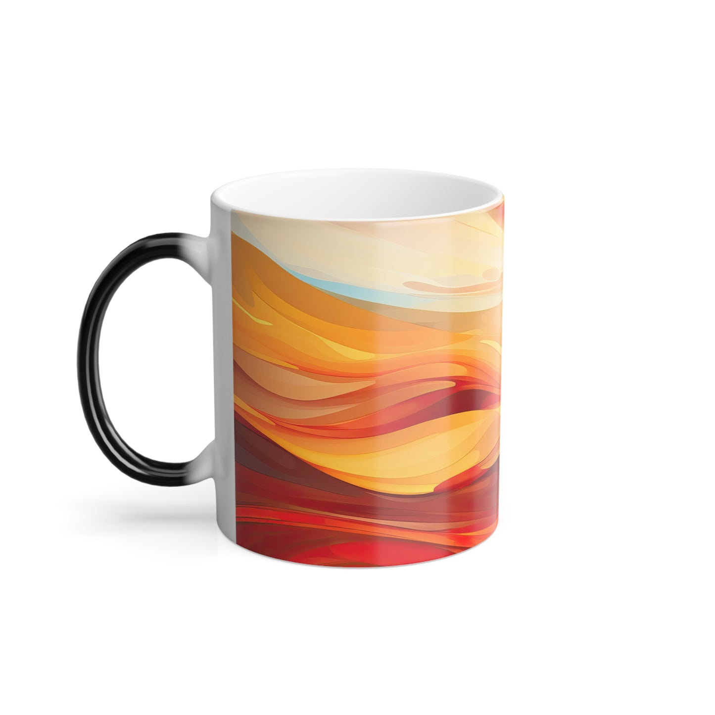 "Warm Sunset Abstract" Magic Mug, 11oz