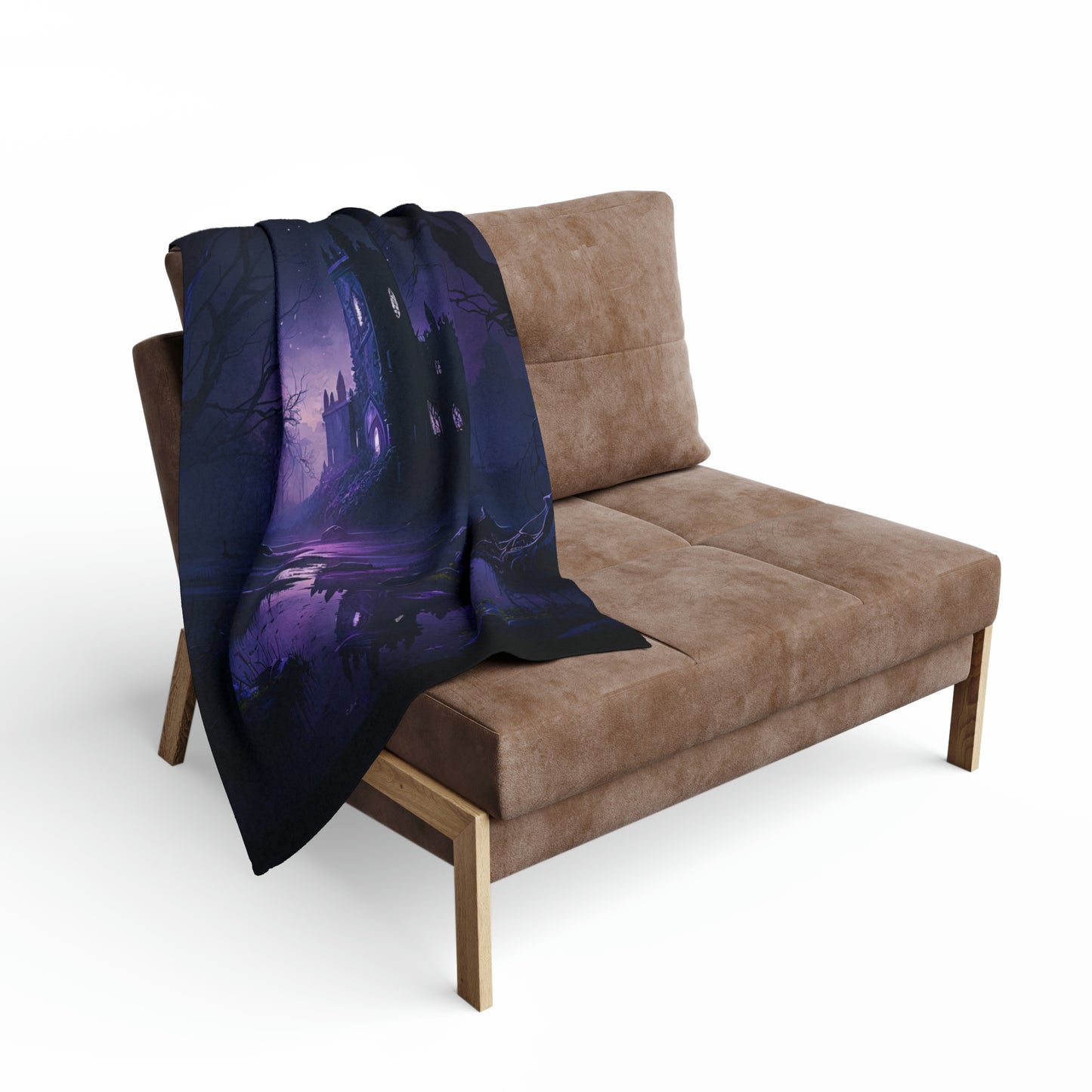 Spooky Castle Halloween Arctic Fleece Blanket