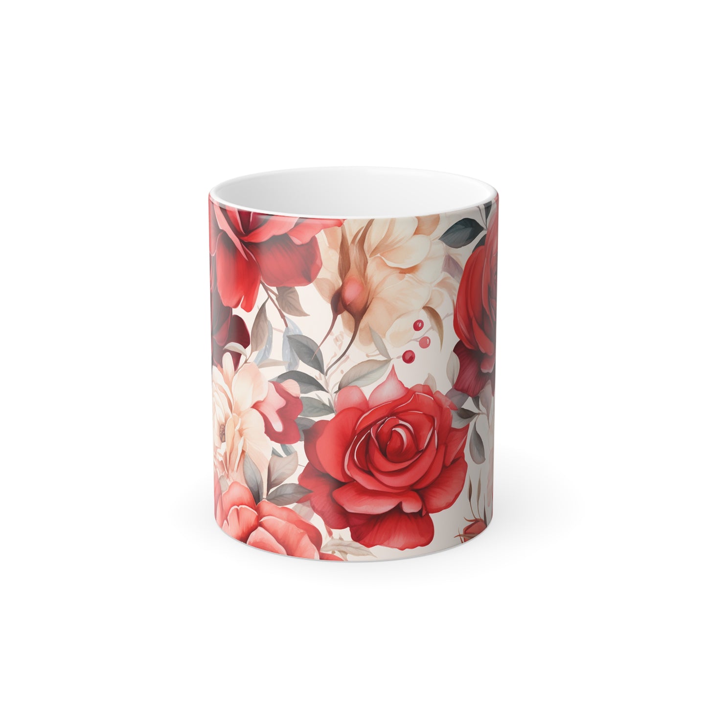 "Rosey Pattern" Magic Mug, 11oz