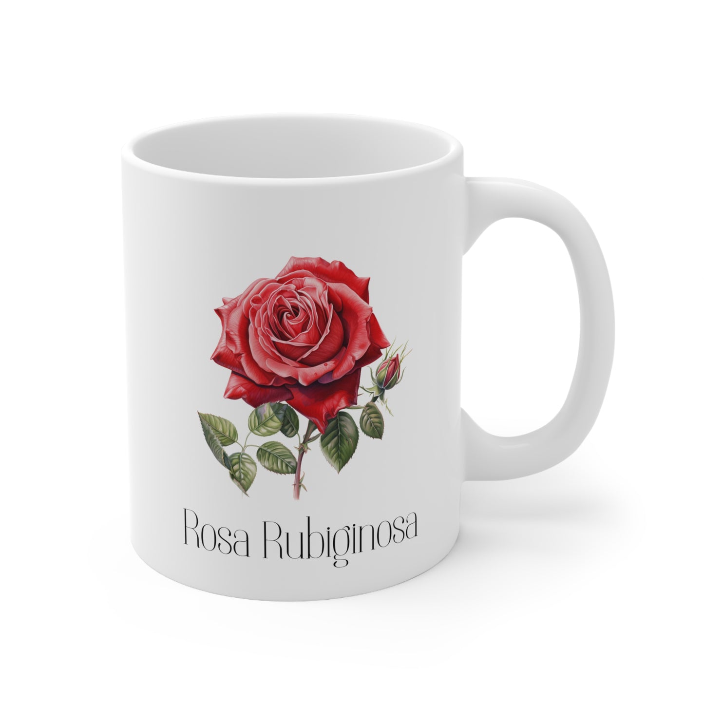 Rose Ceramic Mug 11oz