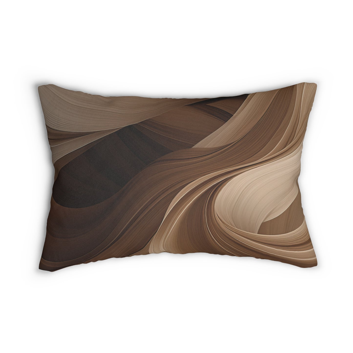 Sandy Mirage Spun Polyester Lumbar Pillow