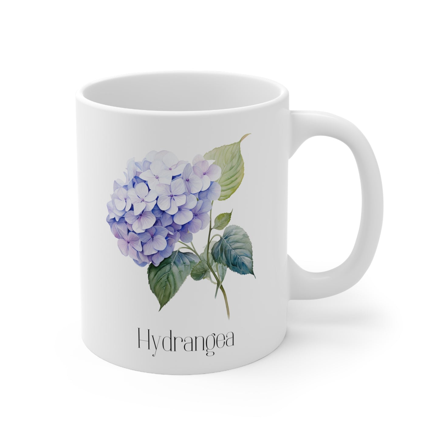 Hydrangea Ceramic Mug 11oz