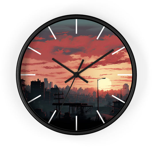 Cityscape Wall Clock - Design 1