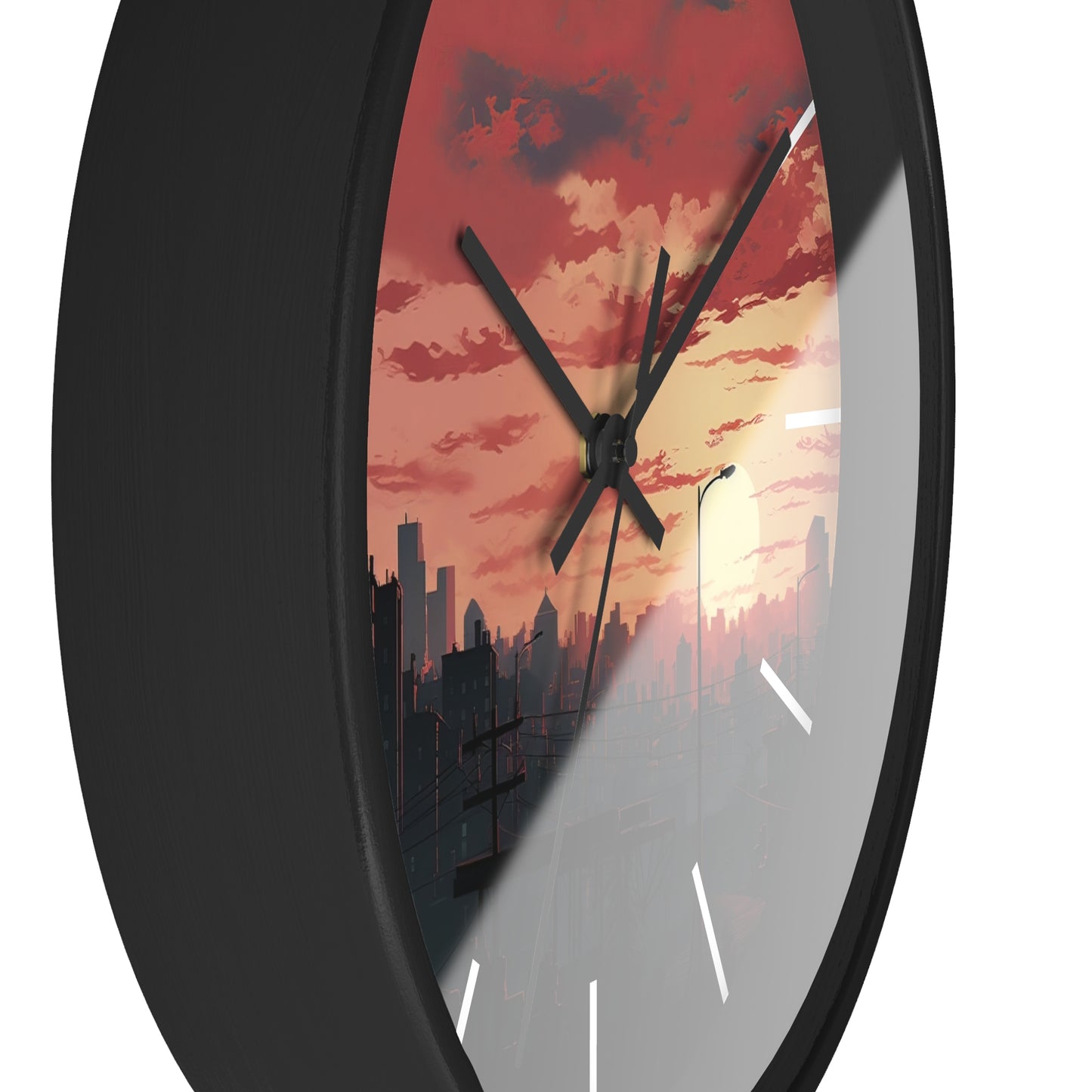 Cityscape Wall Clock - Design 1