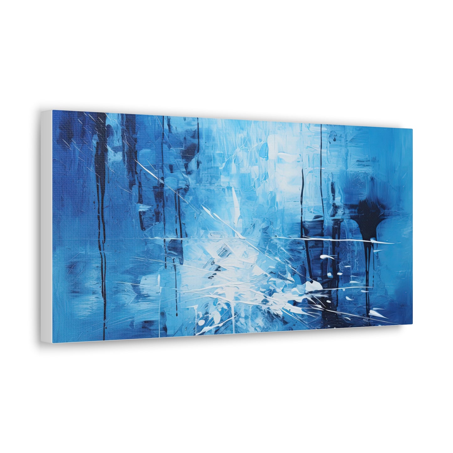 Blue Abstract Wall Print