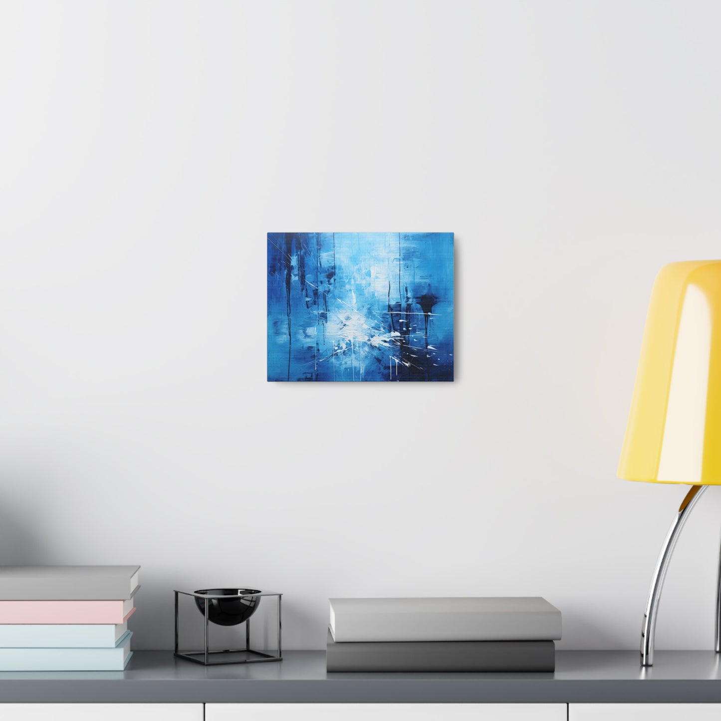 Blue Abstract Wall Print