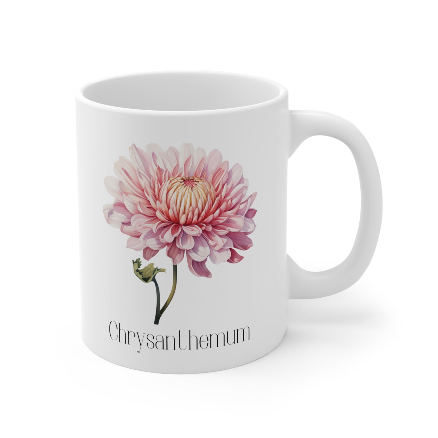 Chrysanthemum Ceramic Mug 11oz