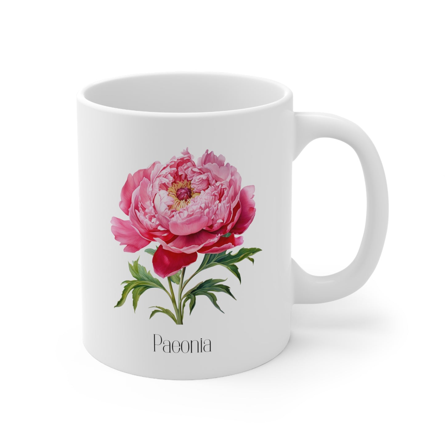 Peony Ceramic Mug 11oz