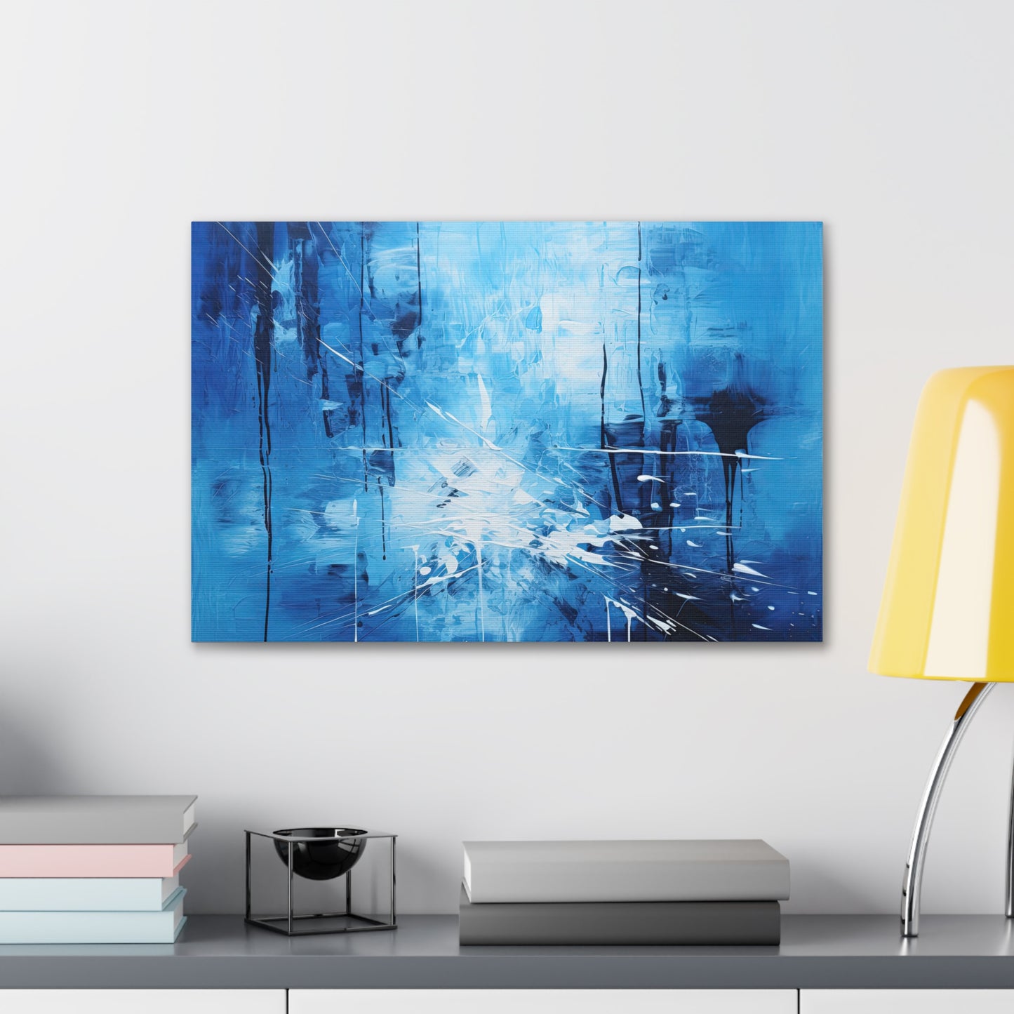 Blue Abstract Wall Print