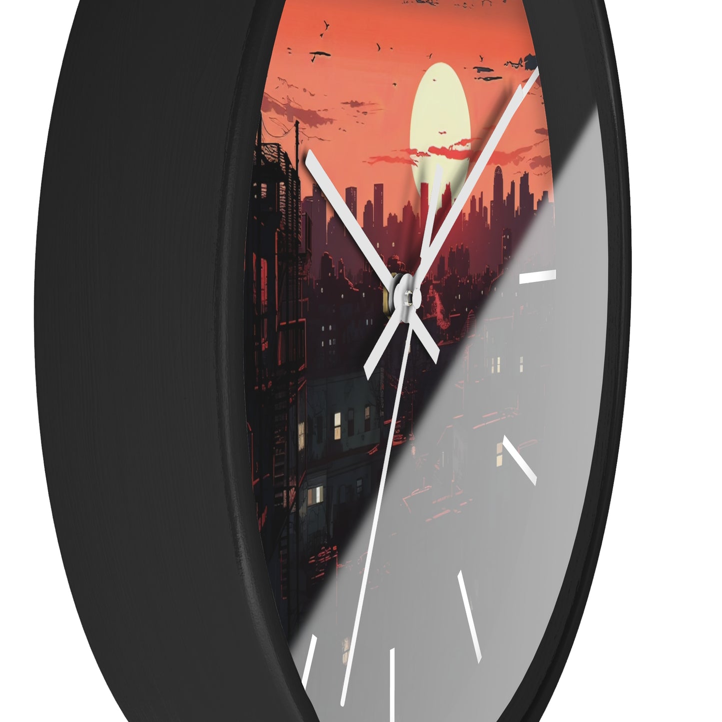 Cityscape Wall Clock - Design 3