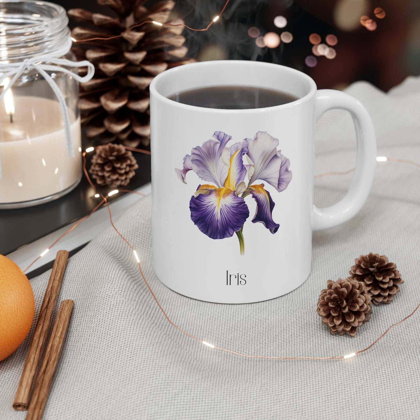 Iris Ceramic Mug 11oz