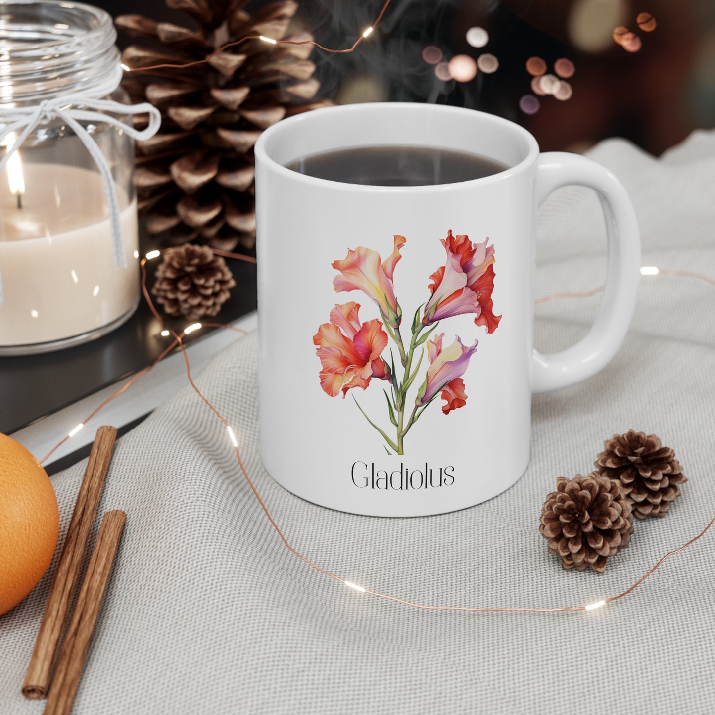 Gladiolus Ceramic Mug 11oz