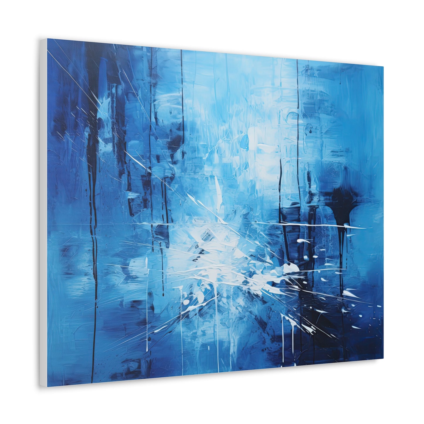 Blue Abstract Wall Print