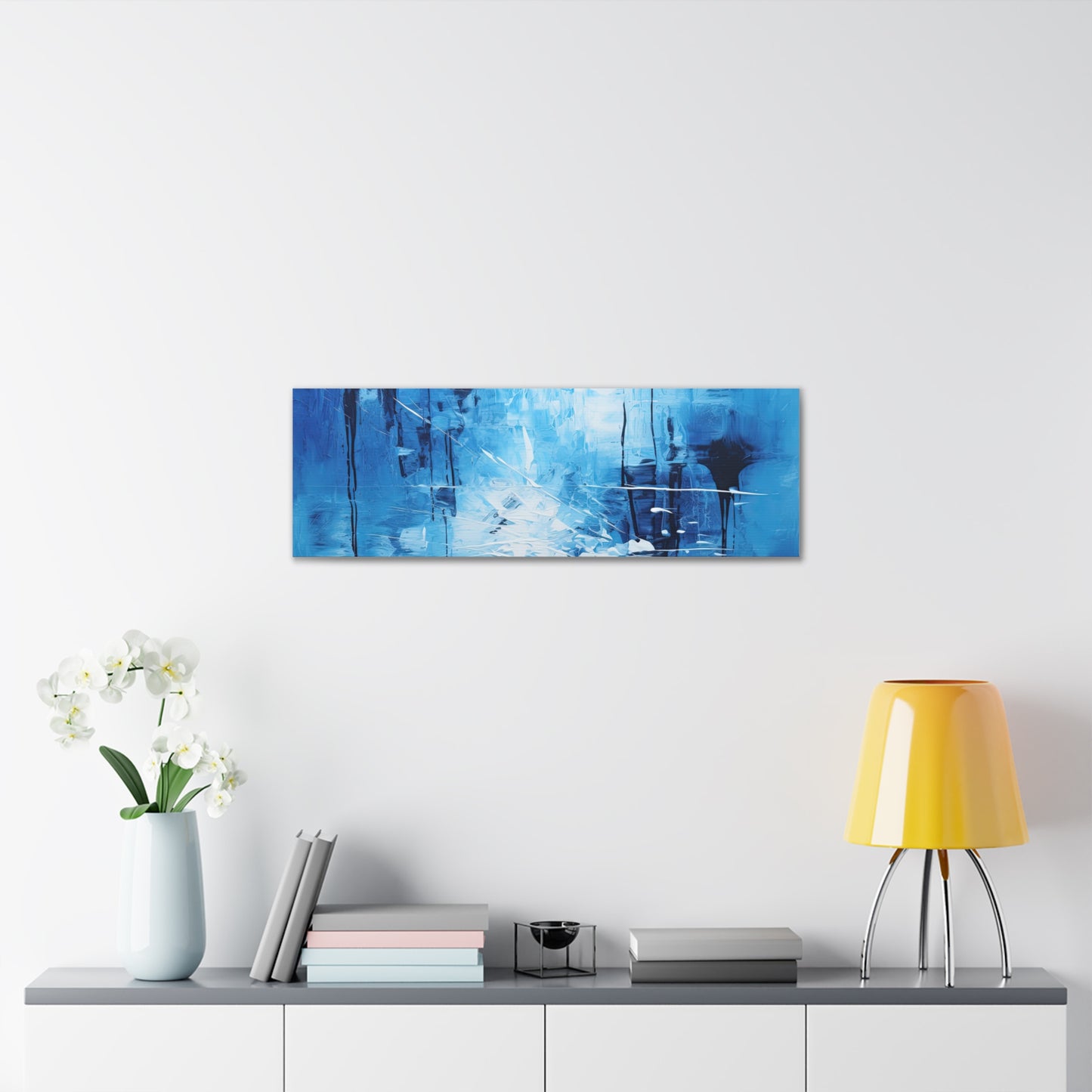 Blue Abstract Wall Print