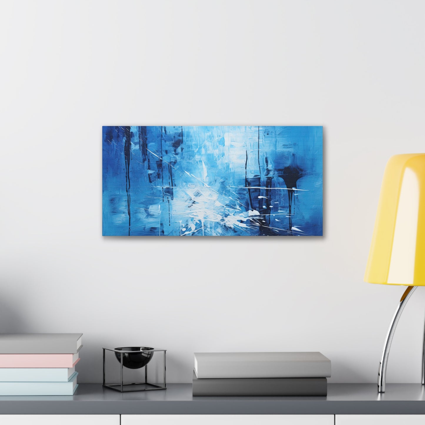 Blue Abstract Wall Print