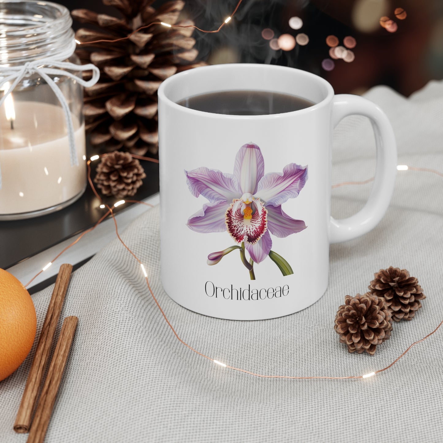 Orchid Ceramic Mug 11oz