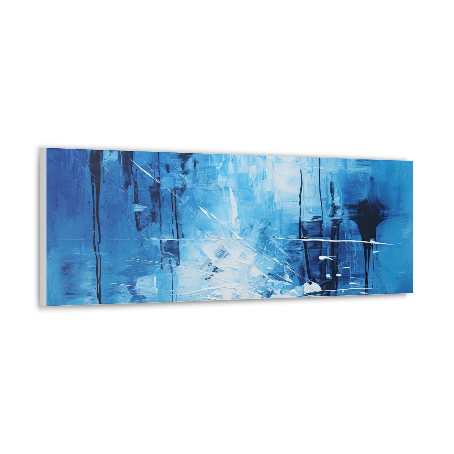 Blue Abstract Wall Print