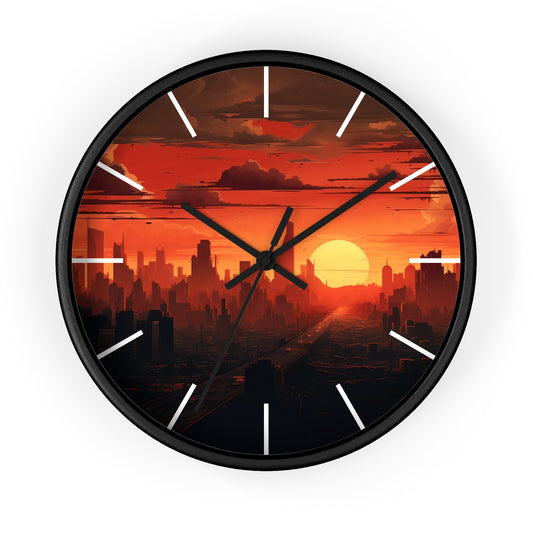 Cityscape Wall Clock - Design 2