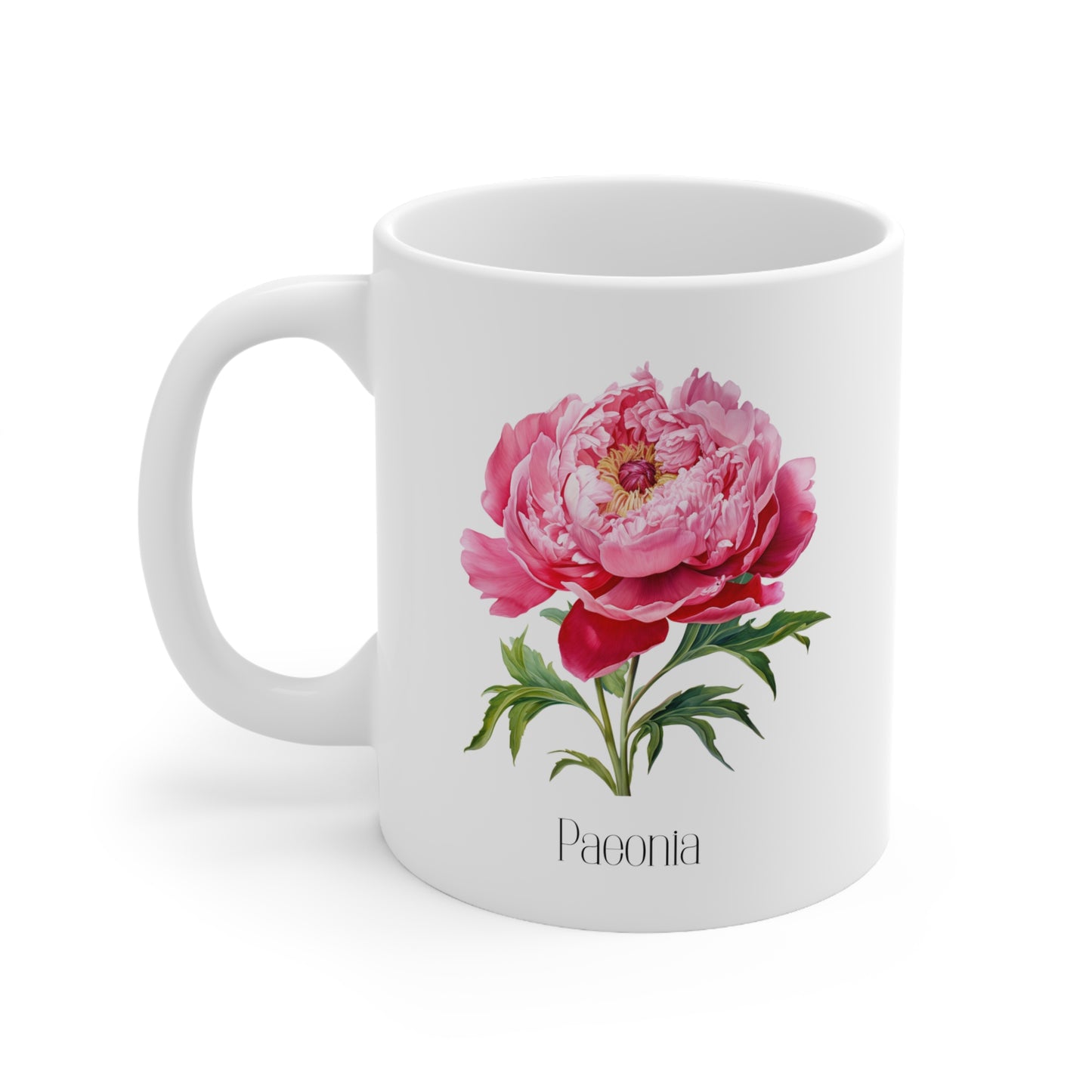 Peony Ceramic Mug 11oz