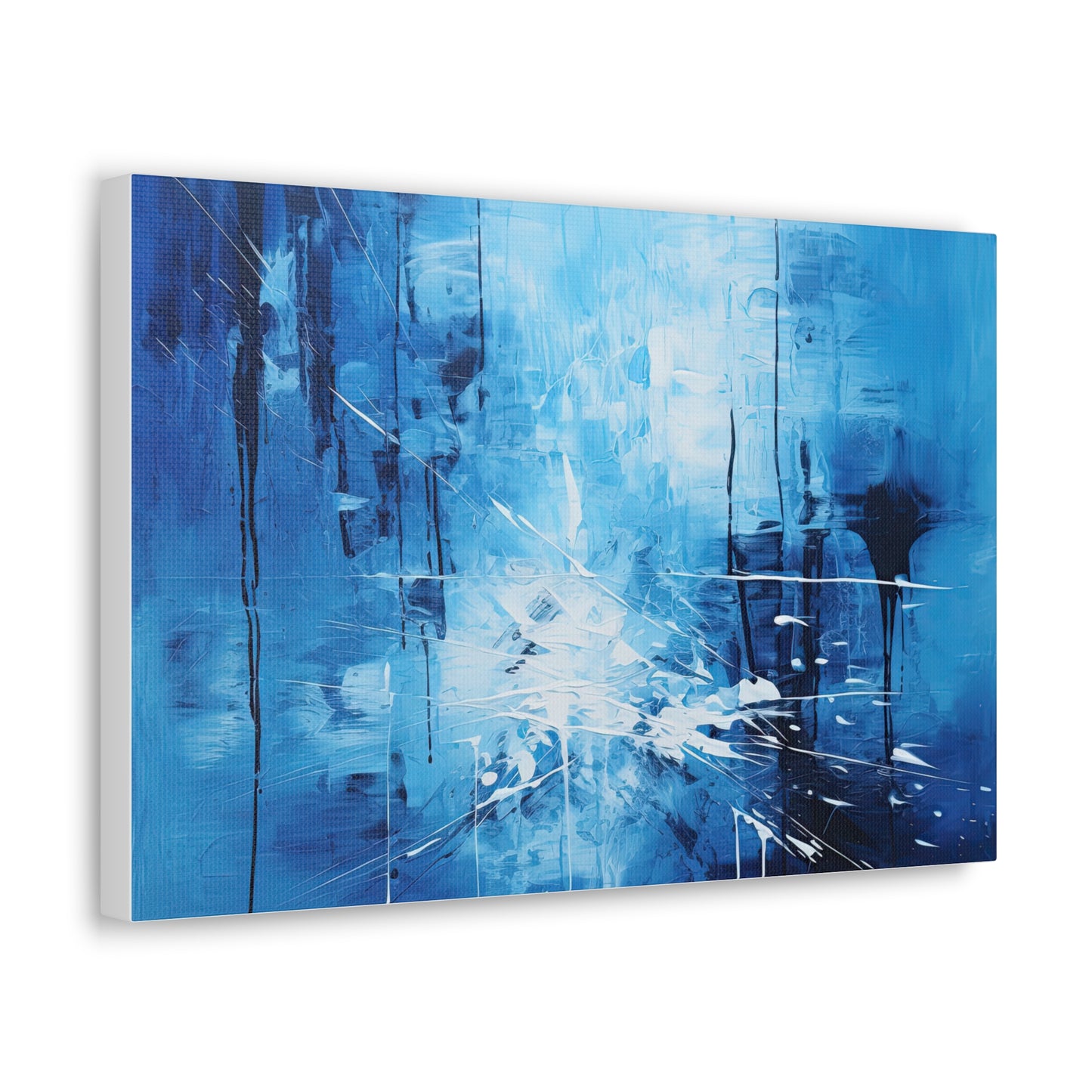 Blue Abstract Wall Print