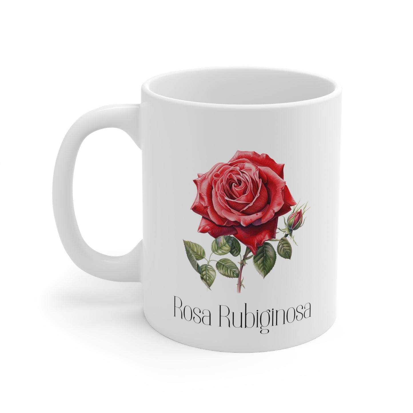 Rose Ceramic Mug 11oz