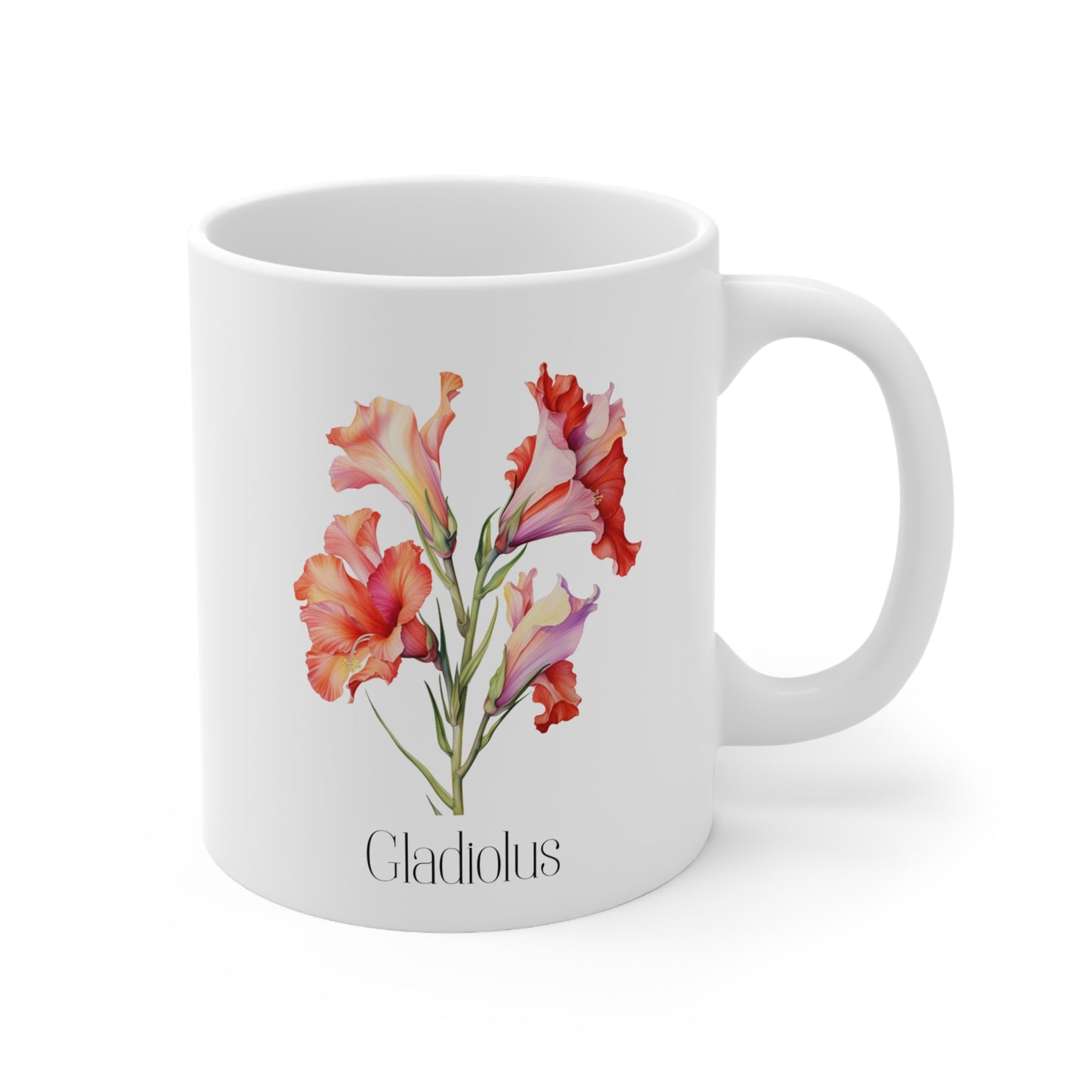 Gladiolus Ceramic Mug 11oz