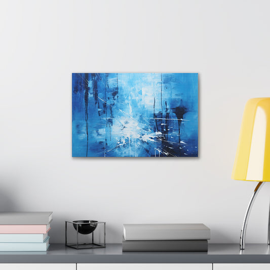 Blue Abstract Wall Print