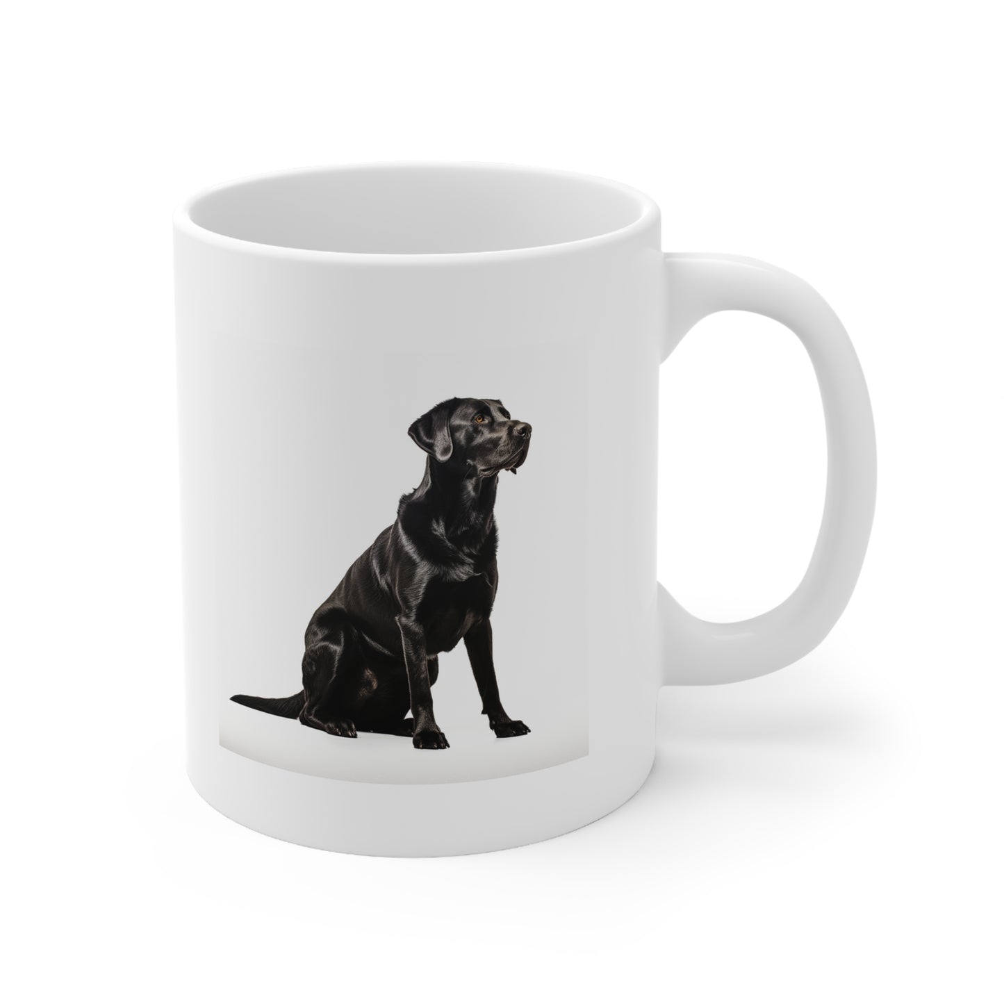 Dog Mug, Labrador Retriever Silhouette, 11oz