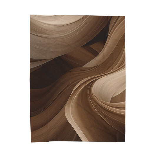 Sandy Mirage Velveteen Plush Blanket