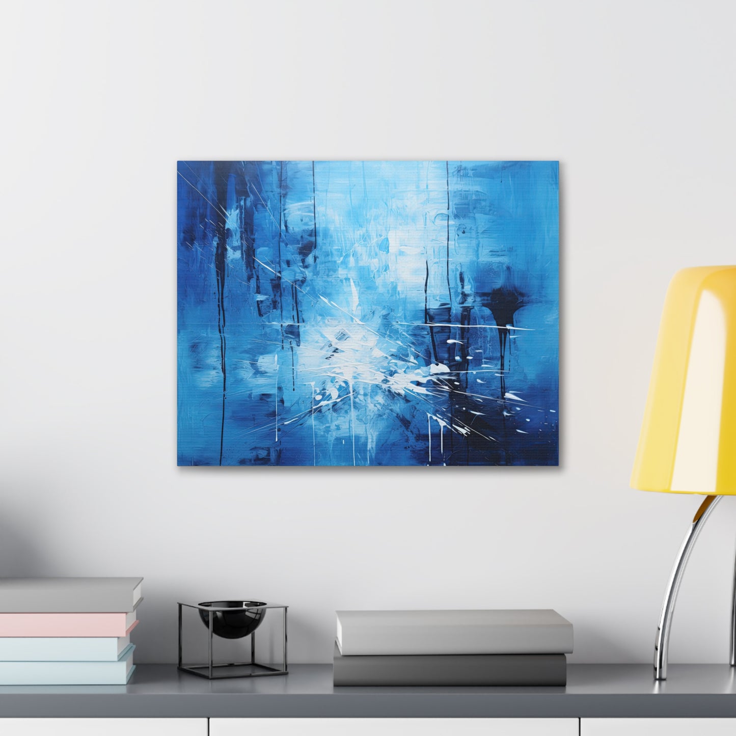 Blue Abstract Wall Print