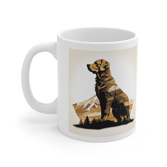 Dog Mug, Golden Retriever, 11oz